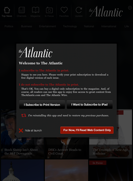 Subscription Options