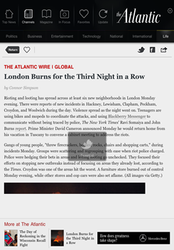 Tweeting from Free Article