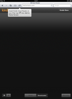 Kindle Cloud Reader Install Instructions