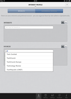 AOL Editions Interest Profile