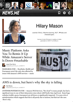 News.me Individual Page