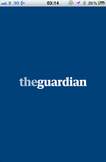 The Guardian iPhone Splash Screen