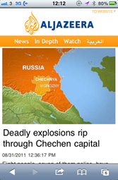 Al Jazeera Mobile Website Article View