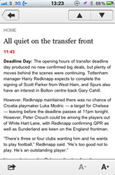 Irish Times iPhone App Article View