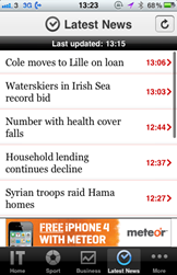 Irish Times iPhone App Latest News