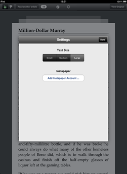 Palimpsest Article Options