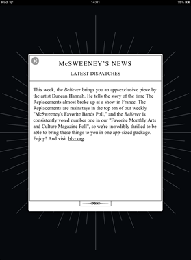McSweeney's Weekly Update