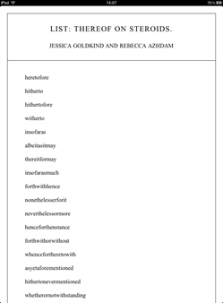 McSweeney's Internet Tendency List