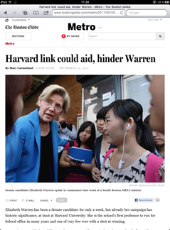 BostonGlobe.com on iPad