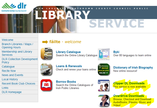 DLR Library Website