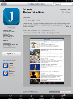 TheJournal.ie iPad app in the App Store