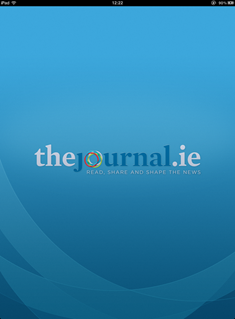 TheJournal.ie iPad app splash screen