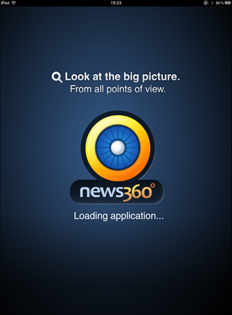 news360 Splash Screen