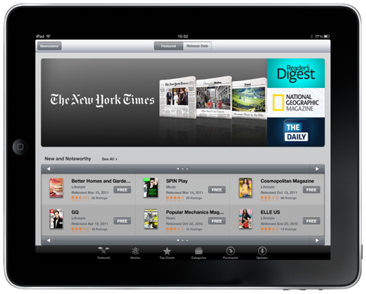 Newsstand in the App Store