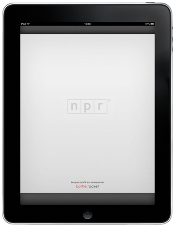 NPR iPad App