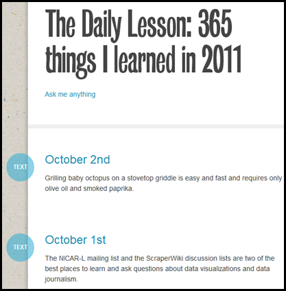 Link to The Daily Lesson