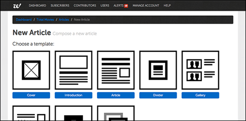 Woopie platform screenshot